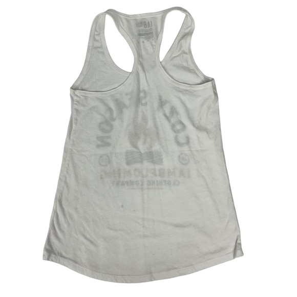 I AM BECOMING Women’s Activewear Cycling Tank Tops Small Bundle/2 White Graphic - Picture 2 of 11